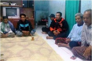 Suasana di rumah korban